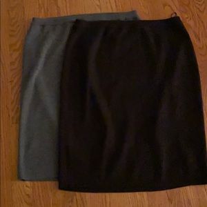 Eileen Fisher Knit Skirts -price for two!